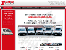 Tablet Screenshot of furgoncity.hu